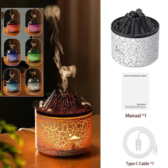 Volcano Fire Flame Air Humidifier