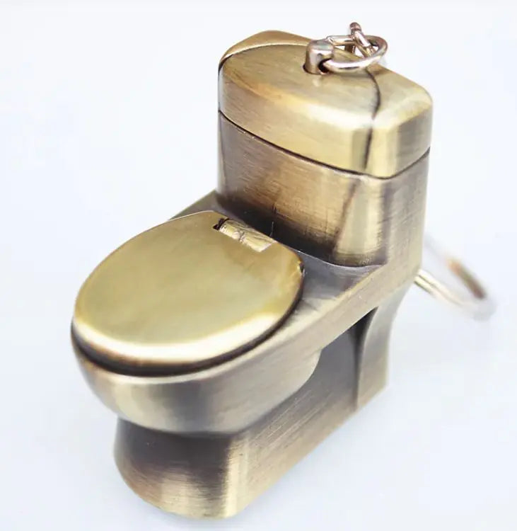 Mini Flush Toilet Small Ornaments Lighter