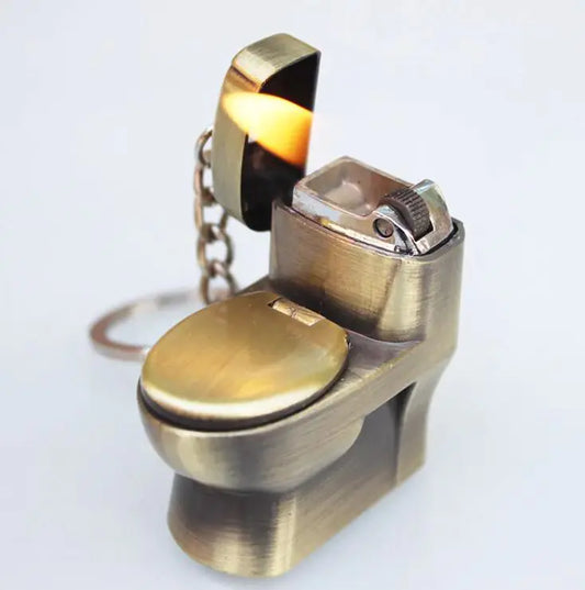 Mini Flush Toilet Small Ornaments Lighter